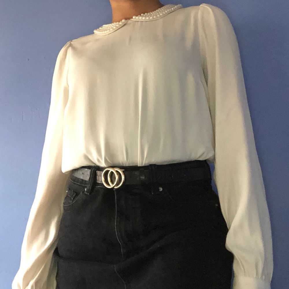 White blouse.